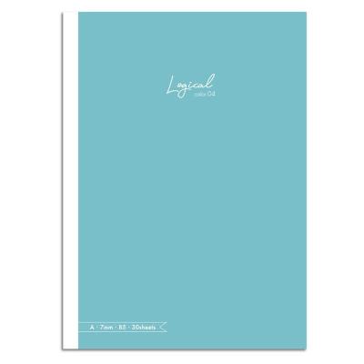 Opakowanie Notatnik z naklejkami B5 linia 7mm zielonkawy