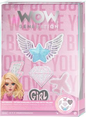 Notatnik z wymiennymi patkami WoW Generation WOW00073. Wydawca: Kids Euroswan. SmakLiter.pl Opakowanie Notatnik z wymiennymi patkami WoW Generation WOW00073