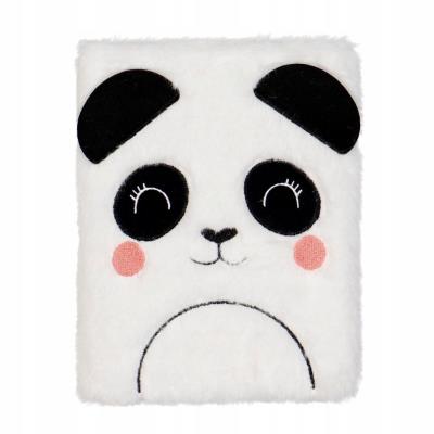 Opakowanie Notes A5/80K kratka Panda pluszowy