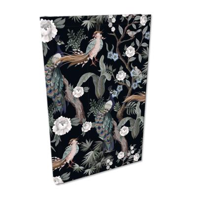 Opakowanie Notes A5 kratka Soft Touch Botanique Pawie