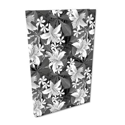 Notes A5 kratka Soft Touch Hibiskus BW. Wydawca: EV-Corp. SmakLiter.pl Opakowanie Notes A5 kratka Soft Touch Hibiskus BW