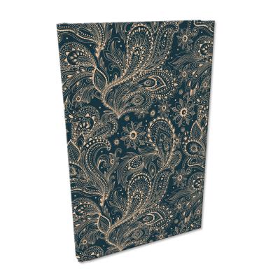Opakowanie Notes A5 kratka Soft Touch Paisley beż denim