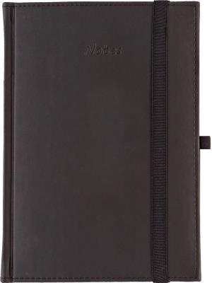 Opakowanie Notes A5 kratka Vivella z gumką czarny