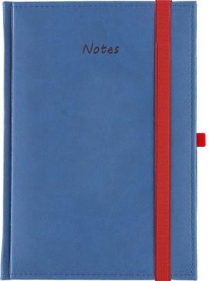 Opakowanie Notes A5 kratka Vivella z gumką granatowy