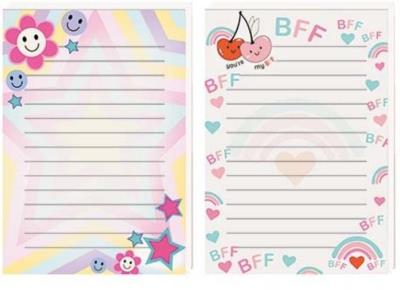 Opakowanie Notes A6/80K z poddrukiem Dziewczynka (10szt)