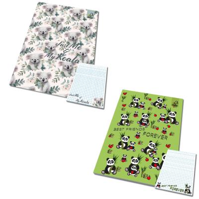 Opakowanie Notes A6 kratka z poddrukiem BFF Misie 10 szt.mix