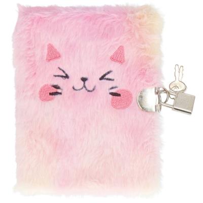 Opakowanie Notes A6 pluszowy zamykany Cat