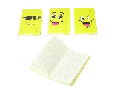 Opakowanie Notes A6 z gumką Emotikony MIX