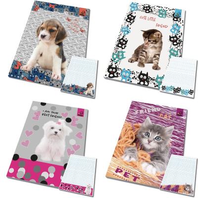 Opakowanie Notes A6 z poddrukiem Best Friend zwierzak (10szt)