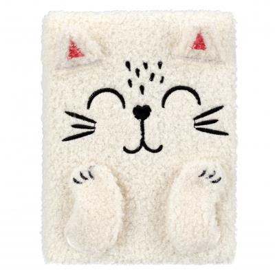 Opakowanie Notes B6 pluszowy white cat