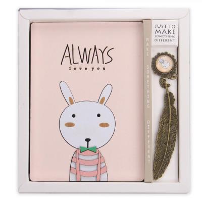 Opakowanie Notes drewniany zając 130x185 mm 128 kartek