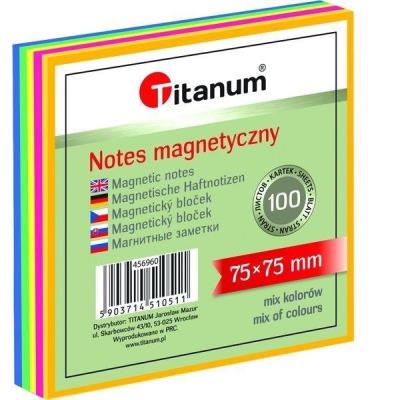Opakowanie Notes elektorstatyczny 75x75mm 100K mix kolorów