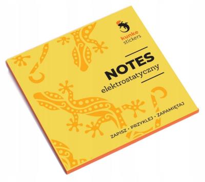 Opakowanie Notes elektrostatyczny pomarańczowy 100 karteczek
