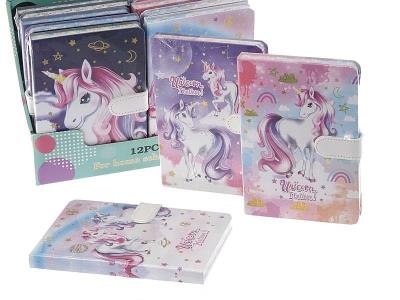 Opakowanie Notes jednorożce (12szt)