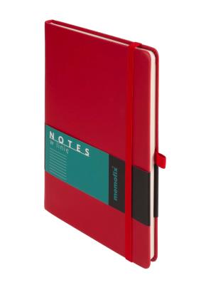 Opakowanie Notes Memofix A5 linia czerwony