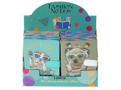 Opakowanie Notes na magnes 19x13cm pieski (12szt)