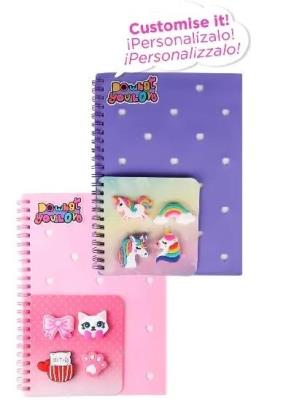 Opakowanie Notes na spirali z przypinkami MIX