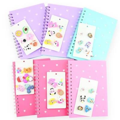 Opakowanie Notes na spirali z przypinkami MIX