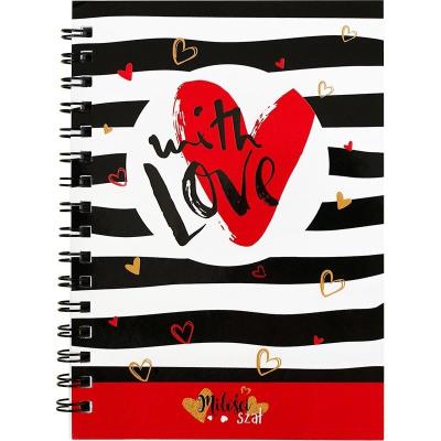 Opakowanie Notes na sprężynie With Love