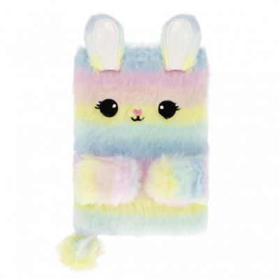 Opakowanie Notes pluszowy Rabbit pastel