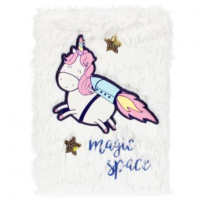 Opakowanie Notes pluszowy Unicorn Space
