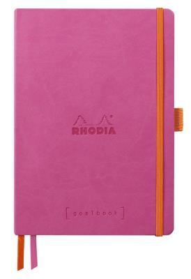 Opakowanie Notes Rhodia Rhodiarama Goalbook fuchsia  A5 - kropki - Softcover