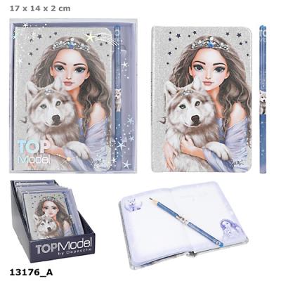 Notes z ołówkiem Top Model Wolf 13176A. Wydawca: DEPESCHE. SmakLiter.pl Opakowanie Notes z ołówkiem Top Model Wolf 13176A