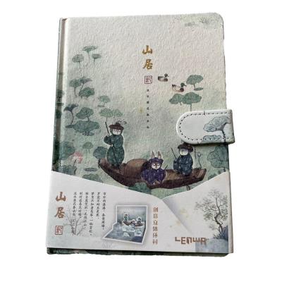 Opakowanie Notes z zapięciem B6/112K Zające na łodzi