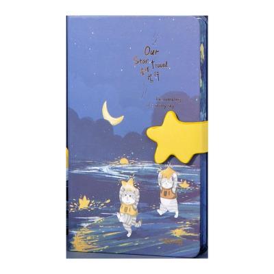 Opakowanie Notes z zapięciem B6/128K Koty i gwiazdy