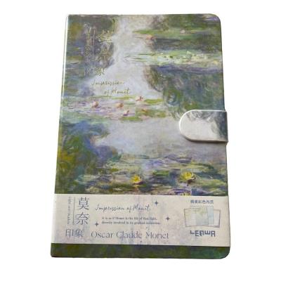 Opakowanie Notes z zapięciem B6/128K Monet lilie wodne