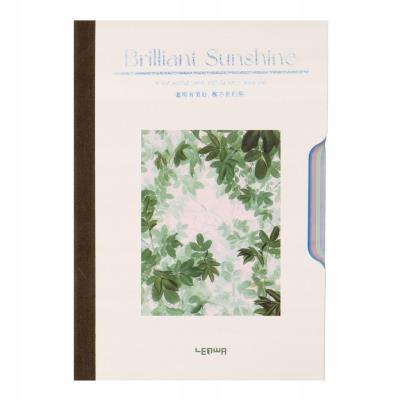 Notes ze znacznikami B5/96K linia liście. Wydawca: incood.. SmakLiter.pl Opakowanie Notes ze znacznikami B5/96K linia liście