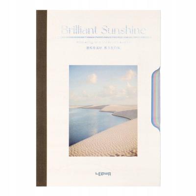 Notes ze znacznikami B5/96K linia plaża. Wydawca: incood.. SmakLiter.pl Opakowanie Notes ze znacznikami B5/96K linia plaża
