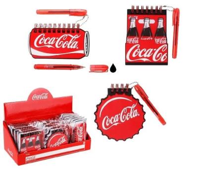Opakowanie Notesik Coca-Cola z mini długopisem MIX