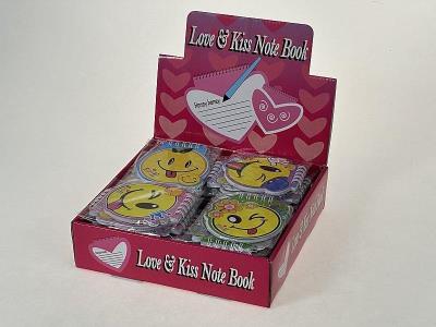 Opakowanie Notesik na spirali Buźka (48szt)