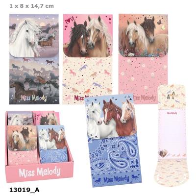 Opakowanie Notesik z magnesem Miss Melody 13019A 1 szt mix