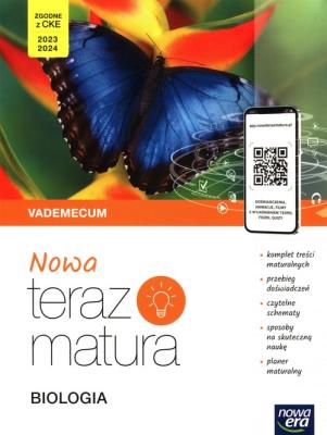 Nowa Teraz matura Biologia. Vademecum ZR. Autor: Jolanta Holeczek, Januszewska-Hasiec Barbara. SmakLiter.pl Okładka książki Nowa Teraz matura Biologia. Vademecum ZR