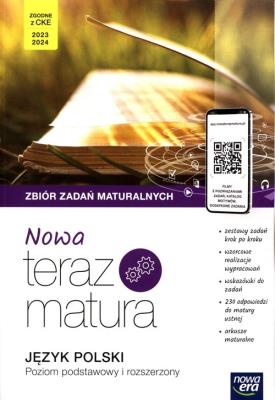 Nowa Teraz matura Język polski. Zb. zad. ZPiR. Autor: Hanna Moszczeńska, Zofia Kołos, Marianna Gutowska. SmakLiter.pl Okładka książki Nowa Teraz matura Język polski. Zb. zad. ZPiR