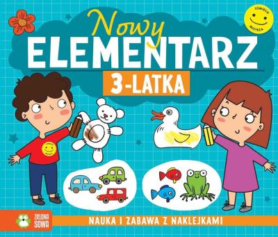 Nowy elementarz 3-latka. Nowy elementarz. Autor: Elżbieta Pietruczuk-Bogucka. SmakLiter.pl Okładka książki Nowy elementarz 3-latka. Nowy elementarz