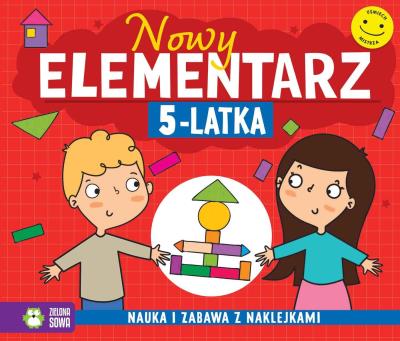 Nowy elementarz 5-latka. Autor: Elżbieta Pietruczuk-Bogucka. SmakLiter.pl Okładka książki Nowy elementarz 5-latka