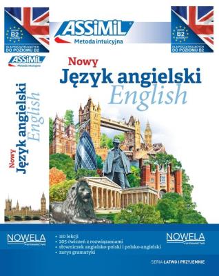 Nowy język angielski łatwo i przyjemnie samouczek A1-B2 + audio online. Autor: Bulger Anthony. SmakLiter.pl Okładka książki Nowy język angielski łatwo i przyjemnie samouczek A1-B2 + audio online