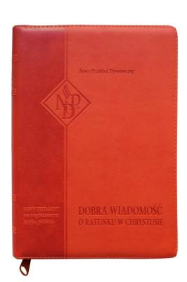 Okładka książki Nowy Testament NPD ceglasty z paginatorami