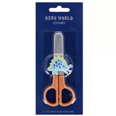 Opakowanie Nożyczki mini metalowe Dino 12cm 24 sztuki