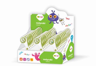 Nożyczki szkolne 14,5cm (24szt) HAPPY COLOR. Wydawca: GDD. SmakLiter.pl Opakowanie Nożyczki szkolne 14,5cm (24szt) HAPPY COLOR