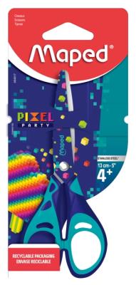 Nożyczki szkolne Pixel 13cm MAPED. Wydawca: Maped. SmakLiter.pl Opakowanie Nożyczki szkolne Pixel 13cm MAPED