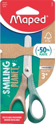 Nożyczki szkolne Vivo Smiling Planet 12cm MAPED. Wydawca: Maped. SmakLiter.pl Opakowanie Nożyczki szkolne Vivo Smiling Planet 12cm MAPED