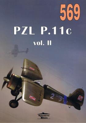 Nr 569 PZL P. 11 c vol II. Autor: Janusz Ledwoch. SmakLiter.pl Okładka książki Nr 569 PZL P. 11 c vol II
