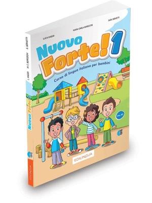 Nuovo Forte! 1 podręcznik + ćwiczenia + online. Autor: L. Maddii - M.C. Borgogni S. Servetti. SmakLiter.pl Okładka książki Nuovo Forte! 1 podręcznik + ćwiczenia + online