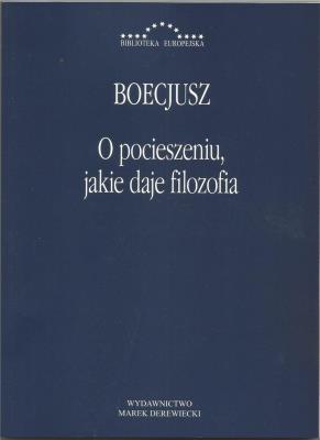 Okładka książki O pocieszeniu jakie daje filozofia