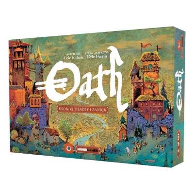 Oath: Kroniki Władzy i Banicji PORTAL. Autor: PRZEDSPRZEDAŻ 30.09. SmakLiter.pl Okładka książki Oath: Kroniki Władzy i Banicji PORTAL