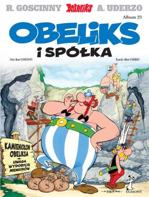 Obeliks i spółka. Tom 23. Asteriks wyd. 2024. Autor: René Goscinny, Albert Uderzo. SmakLiter.pl Okładka książki Obeliks i spółka. Tom 23. Asteriks wyd. 2024